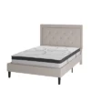 Emma And Oliver Tufted Platform Bed With 10in. Pocket Spring Mattress -Furniture Specialty Store GUEST 71640871 42be 4531 af27 1ba9c18b5c35