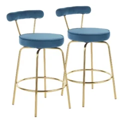 Set Of 2 Rhonda Glam Counter Height Barstools - LumiSource -Furniture Specialty Store GUEST 7194aa62 4630 4d16 b4dc d83b7e9dfdbd