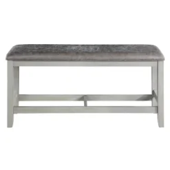 26" Hyland Counter Bench Gray - Steve Silver Co.