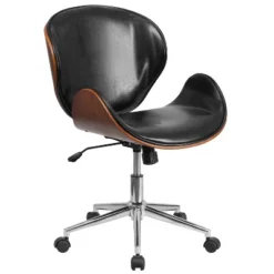 Flash Furniture Mid-Back Wood Conference Office Chair With LeatherSoft Seat -Furniture Specialty Store GUEST 7275baee f6cf 4462 b1e5 ad07377e5387