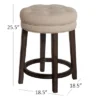 Krauss Backless Counter Height Barstool - Linen - Hillsdale Furniture -Furniture Specialty Store GUEST 7284ce06 7c5f 4af9 83d1 260c1dfd6ec3