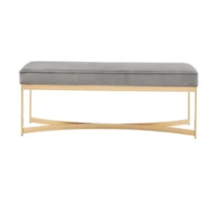 Secor Upholstered Accent Bench With Metal Base - Martha Stewart -Furniture Specialty Store GUEST 72f34104 5079 449f 8053 63def03e4b60