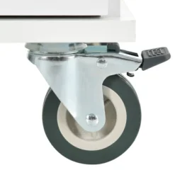 52.7 In. W Mobile Kitchen Island With Drop Leaf Wood Top, Spice Rack And Locking Wheels-ModernLuxe -Furniture Specialty Store GUEST 7303f3be e5ca 430f afce 55183dfac7b3