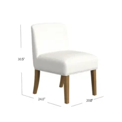 Upholstered Dining Chair Cream Boucle - HomePop -Furniture Specialty Store GUEST 732b51dc 2a19 42fa a1ad 459cb8009eaf
