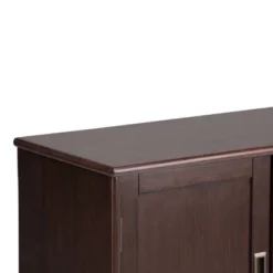 32" Tierney Solid Hardwood Mid Century Low Storage Cabinet Medium Auburn Brown - WyndenHall -Furniture Specialty Store GUEST 741b738d 300e 4d31 93b5 3eb0d61d09ba