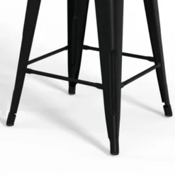 Set Of 4 24" Josephine Metal/Wood Counter Height Barstools - WyndenHall -Furniture Specialty Store GUEST 748b4b17 131d 41b9 b8a2 6c3a3576cf09