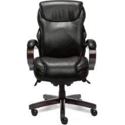 Hyland Bonded Leather & Wood Executive Office Chair - La-Z-Boy -Furniture Specialty Store GUEST 74d83055 c07f 4777 8551 8777e2be468e