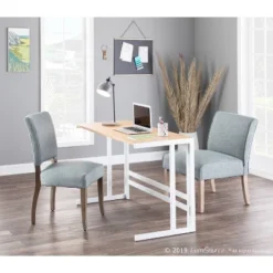 Roman Industrial Office Desk Natural - LumiSource -Furniture Specialty Store GUEST 752bd044 81ec 49c1 88a9 dd482490947b