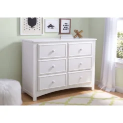 Delta Children 6 Drawer Dresser With Interlocking Drawers