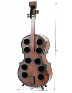 Vintiquewise Decorative 10 Bottle Wooden Cello Shaped Wine Rack 53" Inch Floor Violin 10 Vintiquewise Decorative 10 Bottle Wooden Cello Shaped Wine Rack 53" Inch Floor Violin -Furniture Specialty Store GUEST 7709990b 5602 471e a0ae d9215b819a18