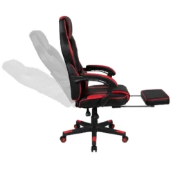 Flash Furniture Gaming Desk With Cup Holder/Headphone Hook & Reclining Back/Arms Gaming Chair With Footrest -Furniture Specialty Store GUEST 7712823a d27d 4ab3 9d42 bb4605923d28