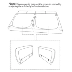 Costway Convertible Futon Sofa Bed PU Adjustable Couch Sleeper W/Wood Legs -Furniture Specialty Store GUEST 7916d9a3 4f84 49f9 b32d f7e7cf1a6a94