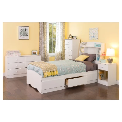 6 Drawers Astrid Dresser White - Prepac 3 6 Drawers Astrid Dresser White - Prepac