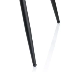 Elama 2 Piece Faux Leather Tufted Chair In Black With Black Metal Legs -Furniture Specialty Store GUEST 79830565 ba9e 4256 a824 d99c18fa10b6