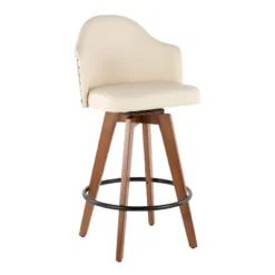 26" Ahoy Mid-Century Modern Counter Height Barstool - LumiSource -Furniture Specialty Store GUEST 79e87904 de6d 41f8 8757 99e404fdd302