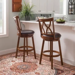 Madison Counter Height Barstool Rustic Oak - Powell Company -Furniture Specialty Store GUEST 79fd77a3 11c9 4469 aa25 d5ac545df1ce