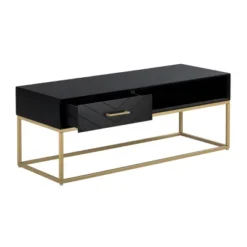 Ellias TV Stand For TVs Up To 50" Black/Gold - Finch -Furniture Specialty Store GUEST 7a76e70d 174e 4280 87ca 062c4e6a0e90