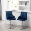 Better Home Products Monroe Velvet Tufted Adjustable Swivel Bar Stool Set Blue -Furniture Specialty Store GUEST 7a78e9ba 11a0 4bf7 b030 81daedef3219