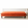 Harlow Lounging Bench - Pumpkin - Safavieh -Furniture Specialty Store GUEST 7a9b3375 d566 4d89 bc5f 9cdf9f2b4bbe