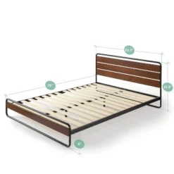 Full Therese Metal Platform Bed Frame Brown - ZINUS -Furniture Specialty Store GUEST 7ac636cd 68da 48a3 af1c a87d55b751eb