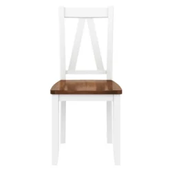 Farmhouse 6-Piece Wood Dining Table Set With Long Bench And 4 Dining Chairs-ModernLuxe -Furniture Specialty Store GUEST 7bf9e981 d939 4366 a0fa be99639ce08b