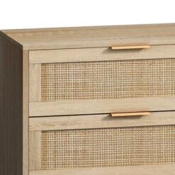 6-Drawer Rattan Dresser For Living Room And Bedroom, Natural - ModernLuxe -Furniture Specialty Store GUEST 7c91123a 3038 4a5f a8eb 96b8e4ed40fc