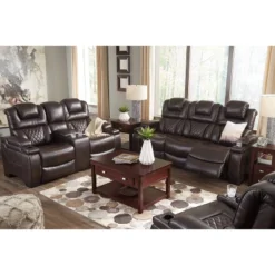 Warnerton Power Recliner Sofa With Adjustable Headrest Chocolate - Signature Design By Ashley -Furniture Specialty Store GUEST 7cb92073 3501 4f16 af79 6787447837e0