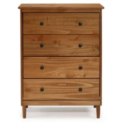 Stiva Classic Mid-Century Modern Vertical 4 Drawer Dresser - Saracina Home -Furniture Specialty Store GUEST 7d52ef34 1e46 4920 a3a1 34d91177eaef