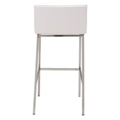 29.5" Elegant Slim Barstool White - ZM Home -Furniture Specialty Store GUEST 7db46a86 4741 459b a72e e39e5be8773e