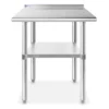 GRIDMANN Stainless Steel Tables With Backsplash And Undershelf, NSF Commercial Kitchen Work & Prep Tables For Restaurant And Home -Furniture Specialty Store GUEST 7de6b7a3 a15b 4b75 b154 ffc5ccd41389
