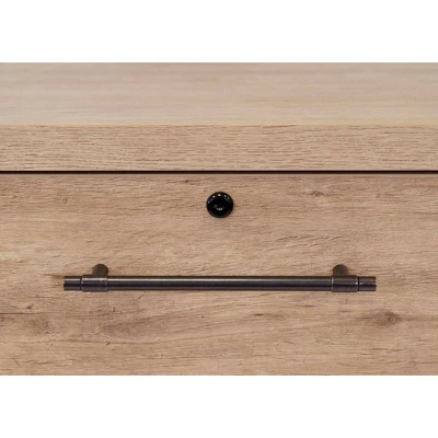 Abbott Contemporary Wood Laminate File Drawer Light Brown - Martin Furniture 7 Abbott Contemporary Wood Laminate File Drawer Light Brown - Martin Furniture - Image 5