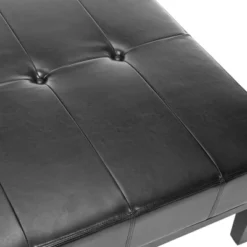Fulton Large Square Cocktail Ottoman - Black - Safavieh -Furniture Specialty Store GUEST 7ea7d2a5 a183 4d36 adf0 9fe0a7d9ab1c