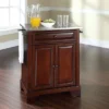 Lafayette Stainless Steel Top Portable Kitchen Island/Cart Mahogany - Crosley -Furniture Specialty Store GUEST 7fd5c2b2 5729 46d6 9c9a 453ca33c0dc5