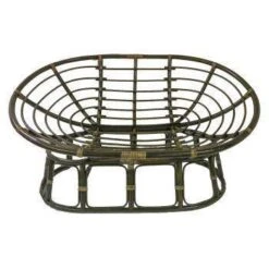 63"x45" Double Papasan With Micro Suede Cushion - International Caravan