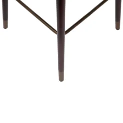 Merrick Lane Modern Wood Frame Stool With Metallic Accents -Furniture Specialty Store GUEST 804c20e8 b322 4ac2 9338 47c6f15b43cf