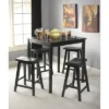 5pc Atmore Saddle Counter Height Dining Sets - Black - Buylateral -Furniture Specialty Store GUEST 805c93fe 2f20 4a4a a2e6 95132594359d
