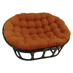 63"x45" Double Papasan With Micro Suede Cushion - International Caravan -Furniture Specialty Store GUEST 80bb9f4f 879e 431c a740 5b85706f9c1b