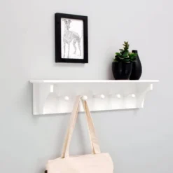 Foster Wall Shelf With Pegs - White 13 Foster Wall Shelf With Pegs - White -Furniture Specialty Store GUEST 80faf343 5411 4ecd b3e0 c4c926e201f4