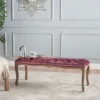 Tassia New Velvet Tufted Bench - Blush - Christopher Knight Home -Furniture Specialty Store GUEST 81a52fea 8bc2 40b5 8027 9a6a0831ac2b