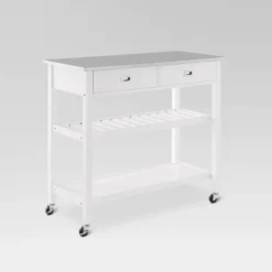 Chloe Stainless Steel Top Kitchen Island Cart - Crosley -Furniture Specialty Store GUEST 830f947e 15f6 452c b9e5 ca0007b3cc0c