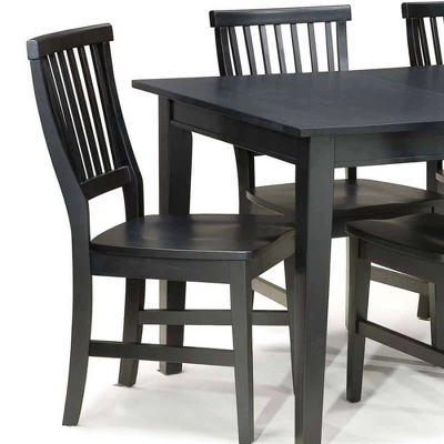 7pc Arts & Crafts Dining Set Black - Homestyles 6 7pc Arts & Crafts Dining Set Black - Homestyles - Image 4