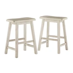 Set Of 2 24" Chimney Hill Saddle Counter Height Barstool - Inspire Q 17 Set Of 2 24" Chimney Hill Saddle Counter Height Barstool - Inspire Q -Furniture Specialty Store GUEST 83f74d04 e0d8 4f96 80e4 7f98699a6e91