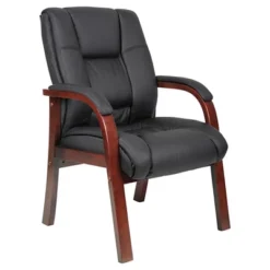 Mid-Back Wood Finished Guest Chair - Boss Office Products -Furniture Specialty Store GUEST 844b5e23 3bb6 4663 a9e2 293b50c3b6b2