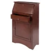 Regalia Secretary Desk Walnut - Winsome -Furniture Specialty Store GUEST 8487c0cd a01b 42c3 8279 305789bcf118