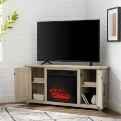 Camden Corner TV Stand For TVs Up To 50" With Fireplace - Crosley -Furniture Specialty Store GUEST 84c32619 2137 47c1 ae1b 1f47a6df7cad