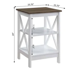 Oxford End Table With Shelves - Breighton Home -Furniture Specialty Store GUEST 853cfb62 4ec1 4b43 8c1b cb4c099e138a