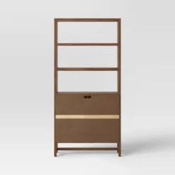 70.5" Warwick Storage Bookcase Brown - Threshold™ -Furniture Specialty Store GUEST 85980270 0fc8 4a5b ba6e e66fa9ae95c9