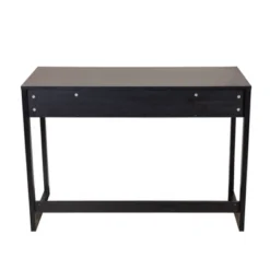 Oslo Contemporary Studio Workstation Desk With Drawer Black/Brown - Danya B. -Furniture Specialty Store GUEST 85e8ed5c ac6c 438c 90f9 fa271c244fbe