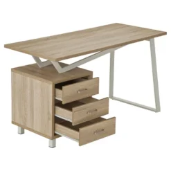 Modern Design Computer Desk With Storage Sand Stone - Techni Mobili -Furniture Specialty Store GUEST 8707af57 f614 44fe 8c64 20fdc49c8f74