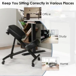 Costway Ergonomic Kneeling Chair Adjustable Stool Memory Foam Angled Seat -Furniture Specialty Store GUEST 871ac333 642e 4201 b3e9 88c5fab8f507